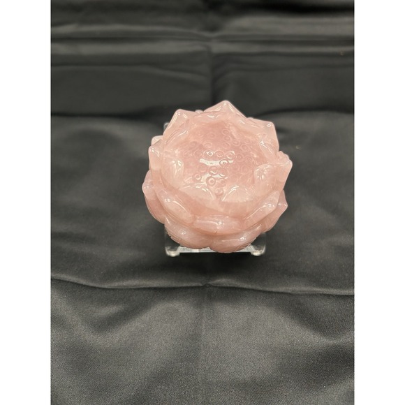 Pink Quartz Lotus - Picture 1 of 6